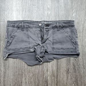 Hollister gray denim shorts